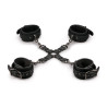 EasyToys Fetish Collection Kit de 4 menottes avec Croix